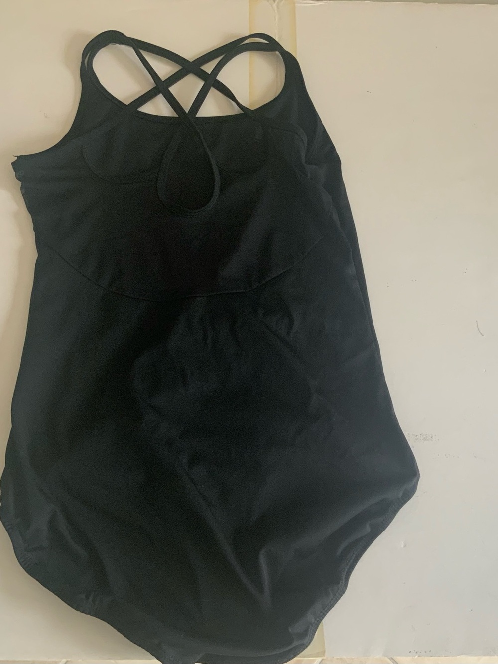 Black Dance Leotard In Perfect Condition. Youth Size Small.